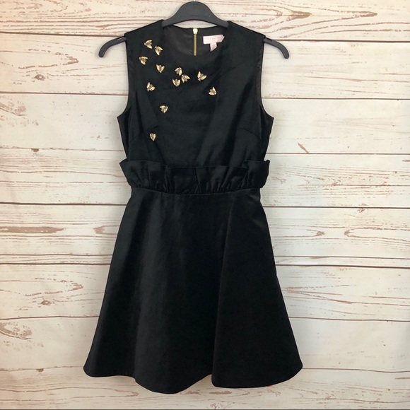 NWT Ted Baker Velvet Celeena Queen Bee Dress - Picture 2 of 8